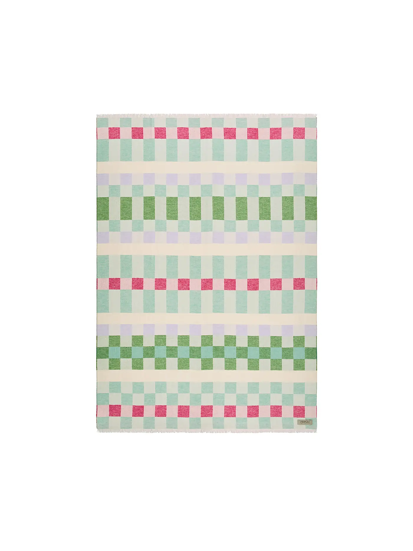 PROFLAX | Wohndecke -  Plaid 130x190cm CESTINO Sonne | hellgrün